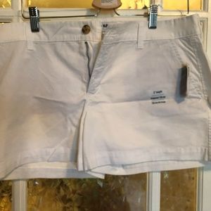 NWT Old Navy white 3" shorts Size 12